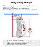 Реле затримки часу GEYA GRT8-М-1 16 А реле для затримки або вимкнення АС 220V, фото 4