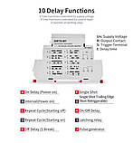 Реле затримки часу GEYA GRT8-М-1 16 А реле для затримки або вимкнення АС 220V, фото 6