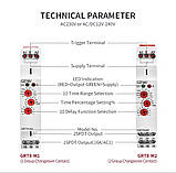 Реле затримки часу GEYA GRT8-М-1 16 А реле для затримки або вимкнення АС 220V, фото 10