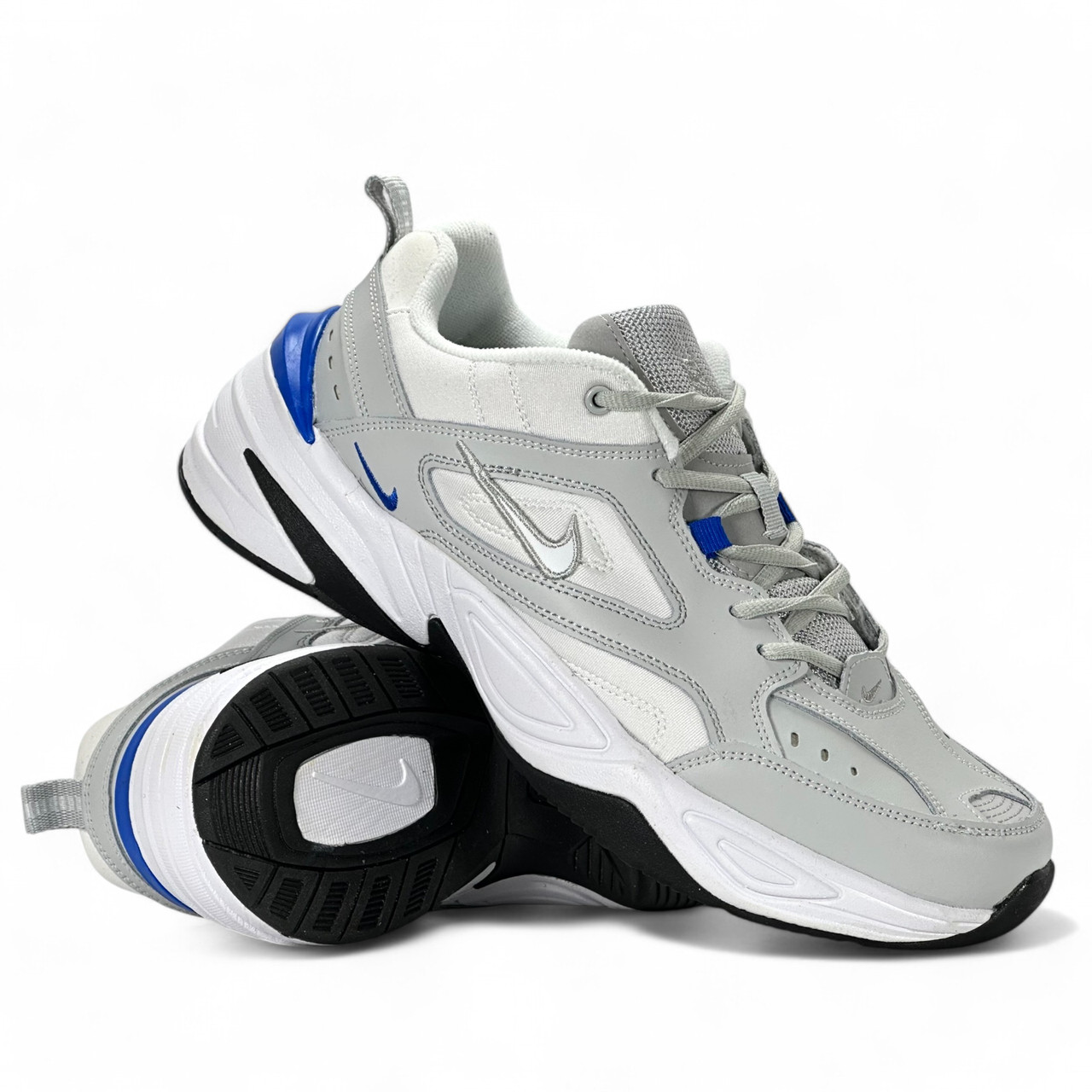 Кросівки чоловічі шкіряні Nike Air Monarch IV білі весняні демі сезон