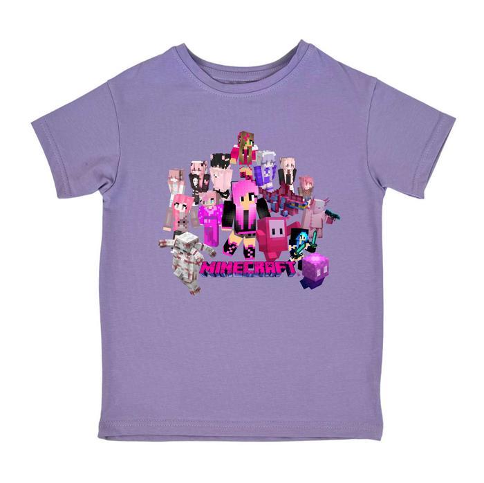 Футболки "Майнкрафт" 122-152 "Pink Girls", фото 1