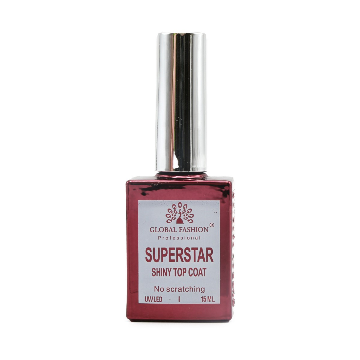 Верхнє покриття без липкого шару Global Fashion Superstar Shiny Top Coat, 15 мл