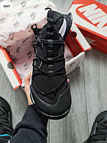 Зимові Чоловічі Кросівки Nike ACG Terra Antarktik Gore-Tex Low / Найк АСГ Тера Антарктик Низькі Чорні з Білим, фото 6