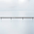 Бортик-10 для металевої полиці, чорний. Бортик для стелажу, торгове обладнання., фото 5