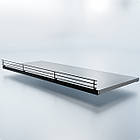 Бортик-10 для металевої полиці, чорний. Бортик для стелажу, торгове обладнання., фото 4