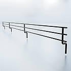 Бортик-12 для металевої полиці, чорний. Бортик для стелажу, торгове обладнання., фото 2