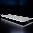 Бортик-10 для металевої полиці, білий. Бортик для стелажу, торгове обладнання., фото 6