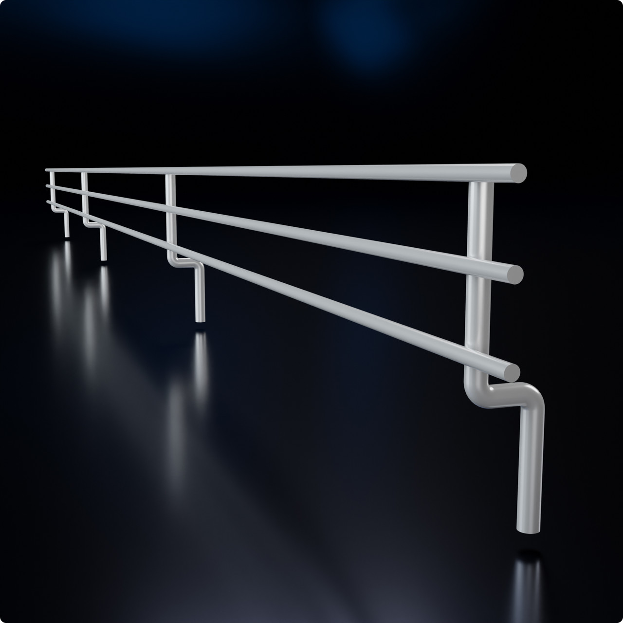 Бортик-10 для металевої полиці, білий. Бортик для стелажу, торгове обладнання., фото 1