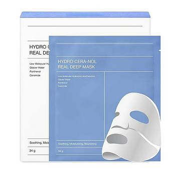 Нічна гідрогелева маска із церамідами проти сухості Biodance Hydro Cera-Nol Real Deep Mask 1 шт