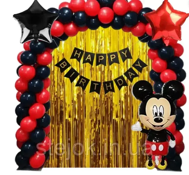 Набір куль для арки Міккі Маус, фото 1