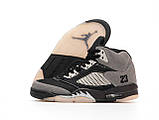 Чоловічі кросівки Nike Air Jordan 5 Retro Grey Black Beige Anthracite DB0731-001, чорно-сірі кросівки найк аір джордан V ретро 23, фото 2