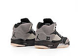 Чоловічі кросівки Nike Air Jordan 5 Retro Grey Black Beige Anthracite DB0731-001, чорно-сірі кросівки найк аір джордан V ретро 23, фото 4
