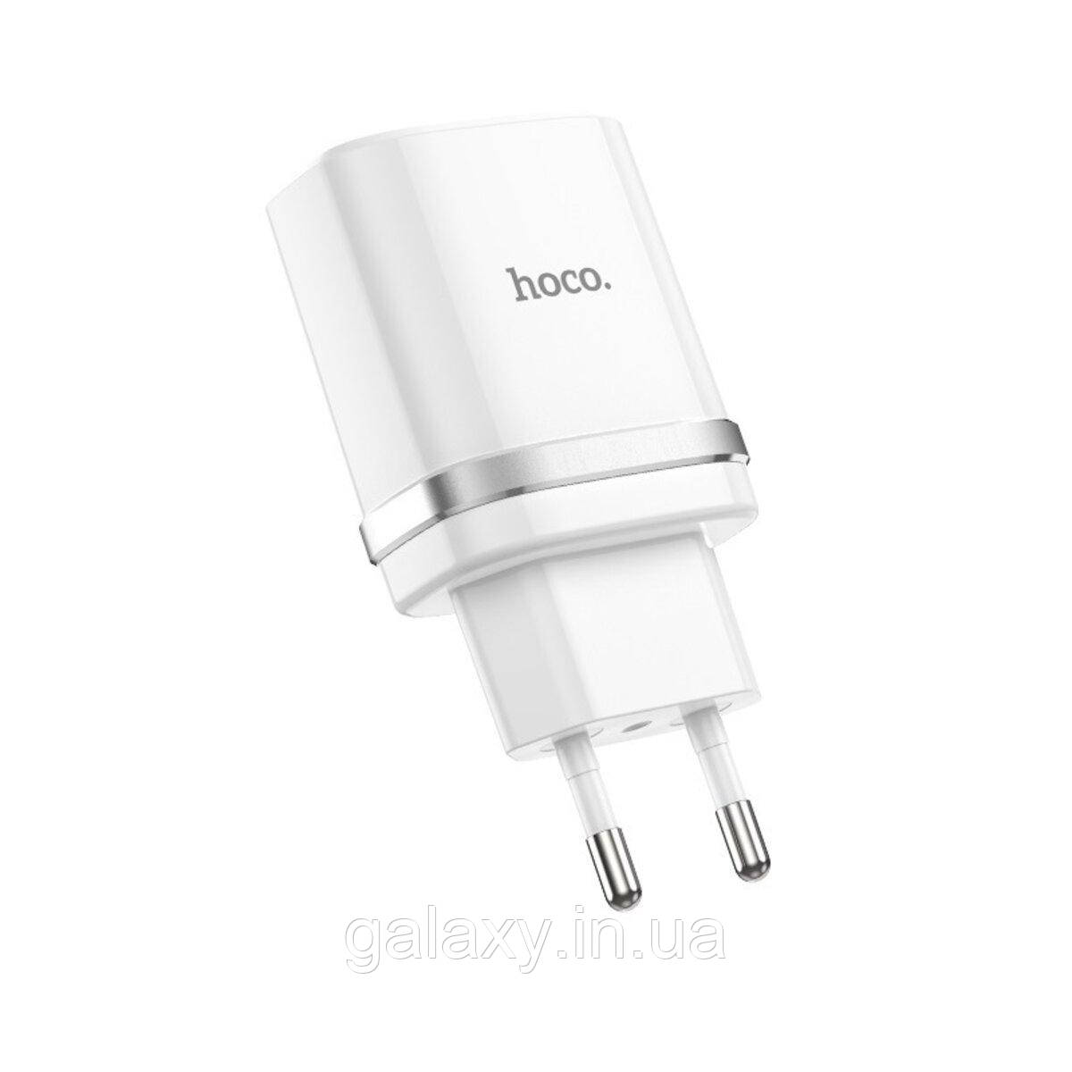Зарядний пристрій Hoco 1xUSB QC3.0 18W 3A C12Q White, фото 1