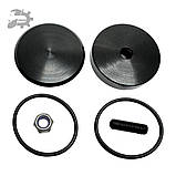 Заглушка резинова замість моторчика склоочисника Сігнум Опель чорна, фото 3