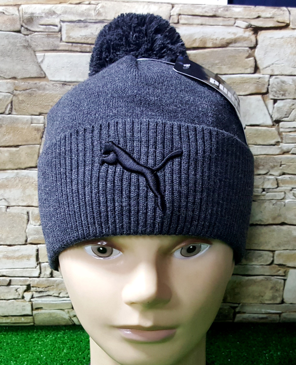 Чоловіча шапка Puma Originals Pom Pom Fleece