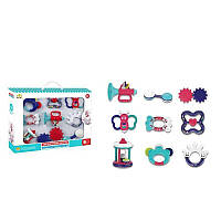 Набір брязкалець для дітей розвиваючі іграшки з яскравими кольорами для стимуляції слуху та моторики BZN