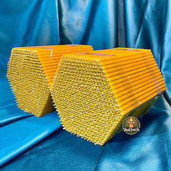 Набір із 2 упаковок маленьких стандартних воскових свічок (510 шт. в уп.) для дому та молитви з медовим ароматом