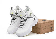 Зимові Чоловічі Кросівки Nike ACG Air Zoom Gaiadome Gore-Tex White / Найк АСГ Аїр Зум Гаядом Гор Текс Білі, фото 5