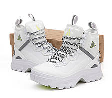 Зимові Чоловічі Кросівки Nike ACG Air Zoom Gaiadome Gore-Tex White / Найк АСГ Аїр Зум Гаядом Гор Текс Білі, фото 4