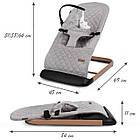 Крісло-гойдалка Kidwell LARO Full Grey/Wooden, фото 9