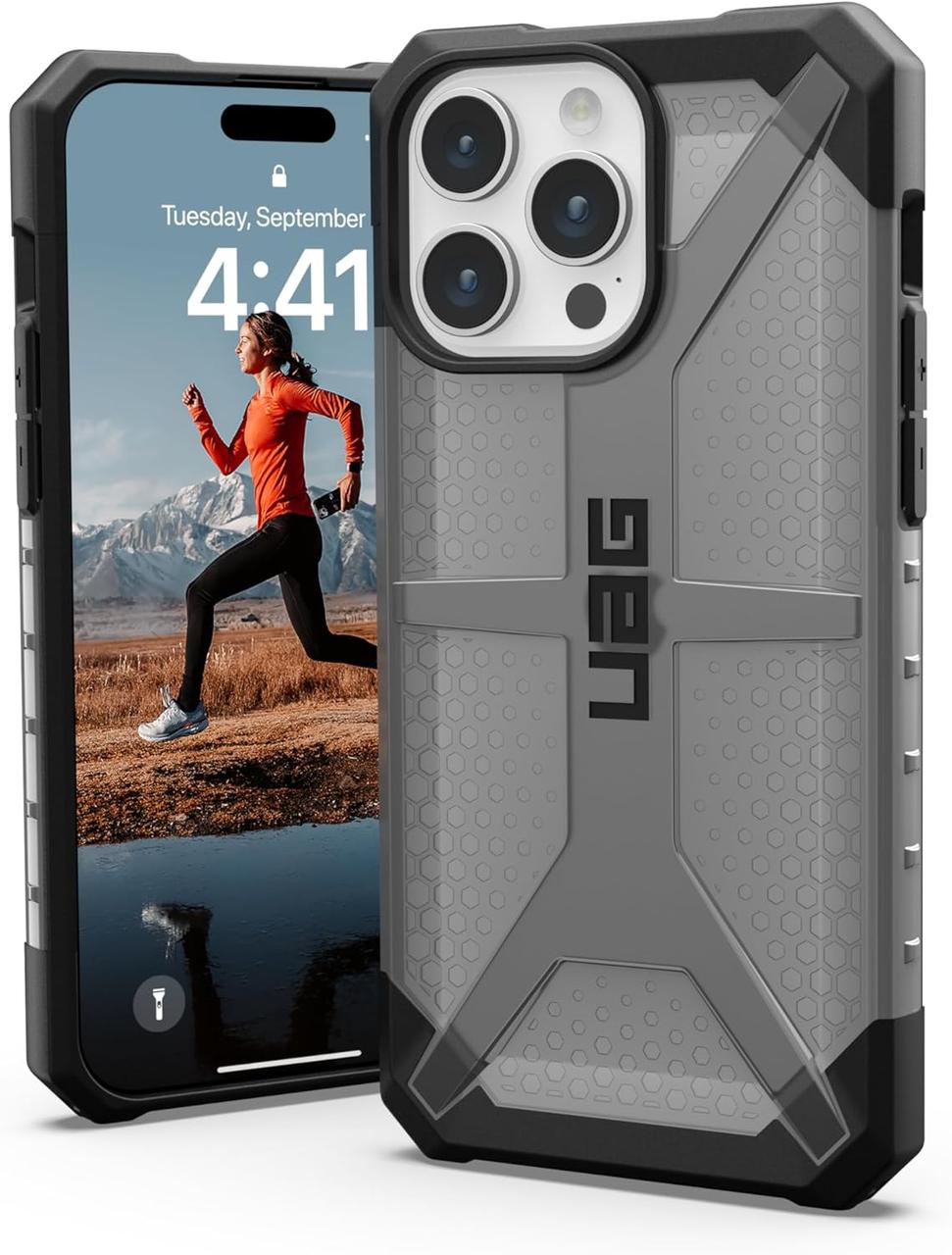 Чохол UAG Plasma Ash для iPhone 15 Pro Max, фото 1