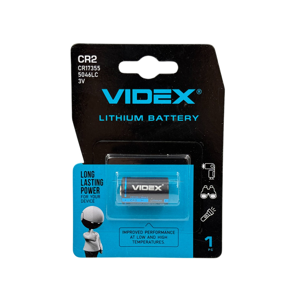 Батарейка CR-2 Videx Lithium (3v)