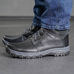 Чоловічі зимові черевики з натуральної шкіри