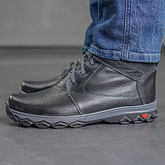 Чоловічі зимові черевики з натуральної шкіри