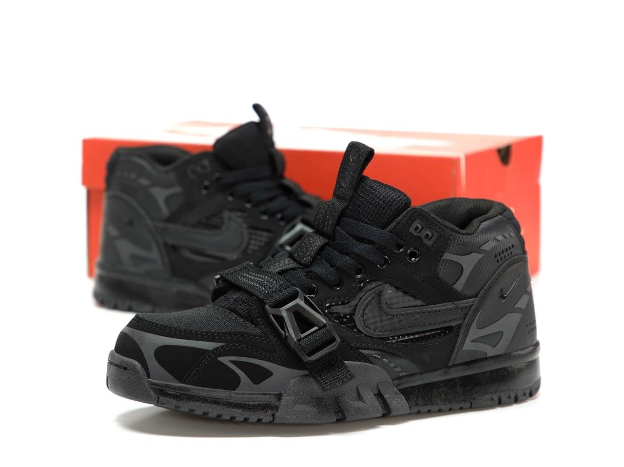 Чоловічі кросівки Nike Air Trainer 1SP Black Чорні Взуття Найк Аір Треінер текстиль повсякденні демісезон