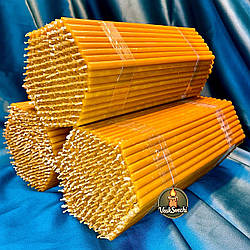 Набір із 3 упаковок середніх стандартних воскових свічок (200 шт. в уп.) для дому та молитви з медовим ароматом