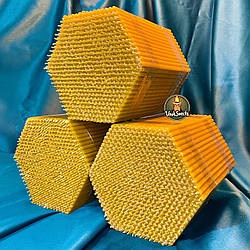 Набір із 3 упаковок маленьких стандартних воскових свічок (510 шт. в уп.) для дому та молитви з медовим ароматом