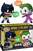 Фігурка Funko Pop ДС Бетмен і Джокер DC Batman and The Joker 10 см Exclusive 2-Pack