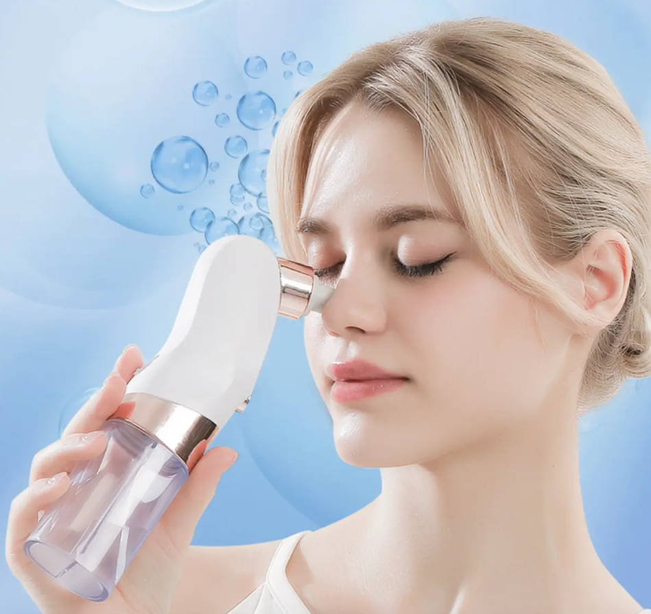 Вакуумний бездротовий апарат Super Micro Bubble Face Cleaner для гідроочищення шкіри та пор SS-55