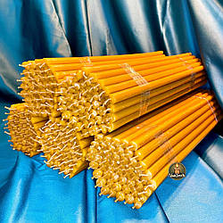 Набір із 5 упаковок великих високих воскових свічок (52 шт. в уп.) для дому та молитви з медовим ароматом