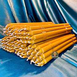 Набір із 5 упаковок великих товстих воскових свічок (18 шт. в уп.) для дому та молитви з медовим ароматом