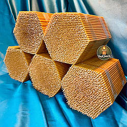 Набір із 5 упаковок дуже тонких воскових свічок (700 шт. в уп.) для дому та молитви з медовим ароматом