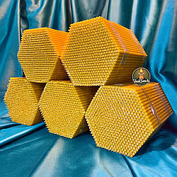 Набір із 5 упаковок маленьких стандартних воскових свічок (510 шт. в уп.) для дому та молитви з медовим ароматом