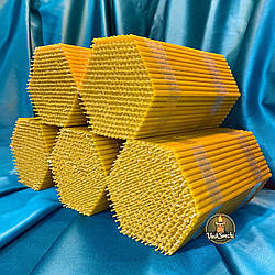 Набір із 5 упаковок середніх тонких воскових свічок (300 шт. в уп.) для дому та молитви з медовим ароматом