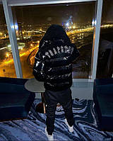 Чорний пуховик Trapstar Нейлоновий пуховик Trapstar Зимовий пуховик Trapstar Куртка Trapstar Пуховик Trapstar