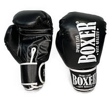 Рукавички боксерські Boxer Sport Line з шкірвінілу та натуральної шкіри