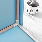 Будиночок для дітей, дитячий намет із тканини, БЛАКИТНИЙ, 130х100х130 см, фото 5