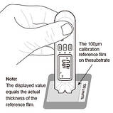 Товщиномір ЛКП, Тестор фарби EM2275 Allosun, фото 6