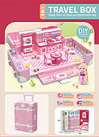 Ігровий набір 3 в 1 "Кухня у валізці з лялькою", Travel Box, 43×13,5×39 см, фото 2