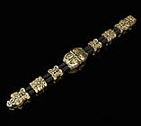 Золотий православний браслет зі святими., фото 2