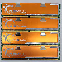 Комплект ігрової оперативної пам'яті G.Skill DDR2 8Gb (4x2Gb) 800MHz PC2-6400U 2R8 CL6 (F2-6400CL6D-4GBMQ) Б/В