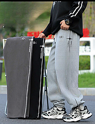 Теплі спортивні штани на дитину прямі в чорному кольорі в розмірі 170