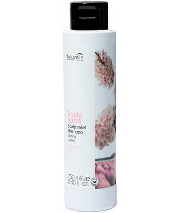 Заспокійливий шампунь для чутливої шкіри голови Nouvelle Scalp Relief Shampoo 250 мл, фото 1