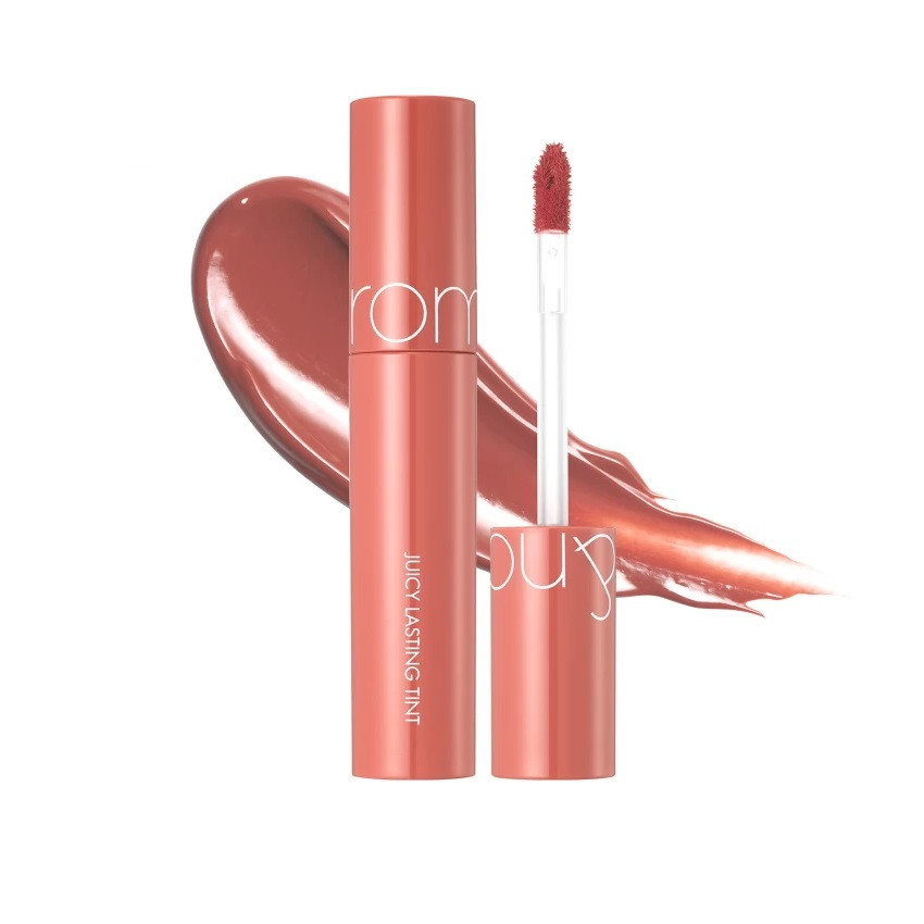 Глянцевий тінт для губ Rom&Nd Juicy Lasting Tint #10 Nudy Peanut 5.5 г