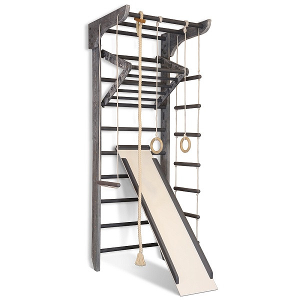 Спортивний куточок «Kinder Loft 3-220» з рукоходом і дошкою для преса ТМ "SportBaby" (220х80 см), фото 1