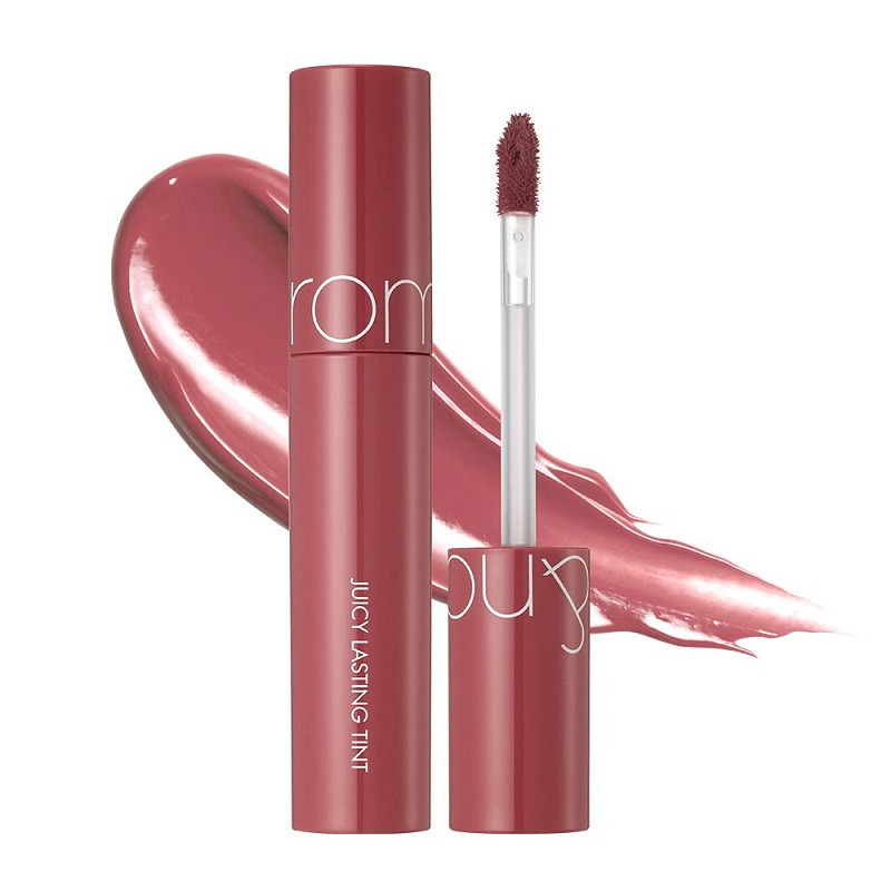 Глянцевий тінт для губ Rom&Nd Juicy Lasting Tint #18 Mulled Peach 5.5 г, фото 1